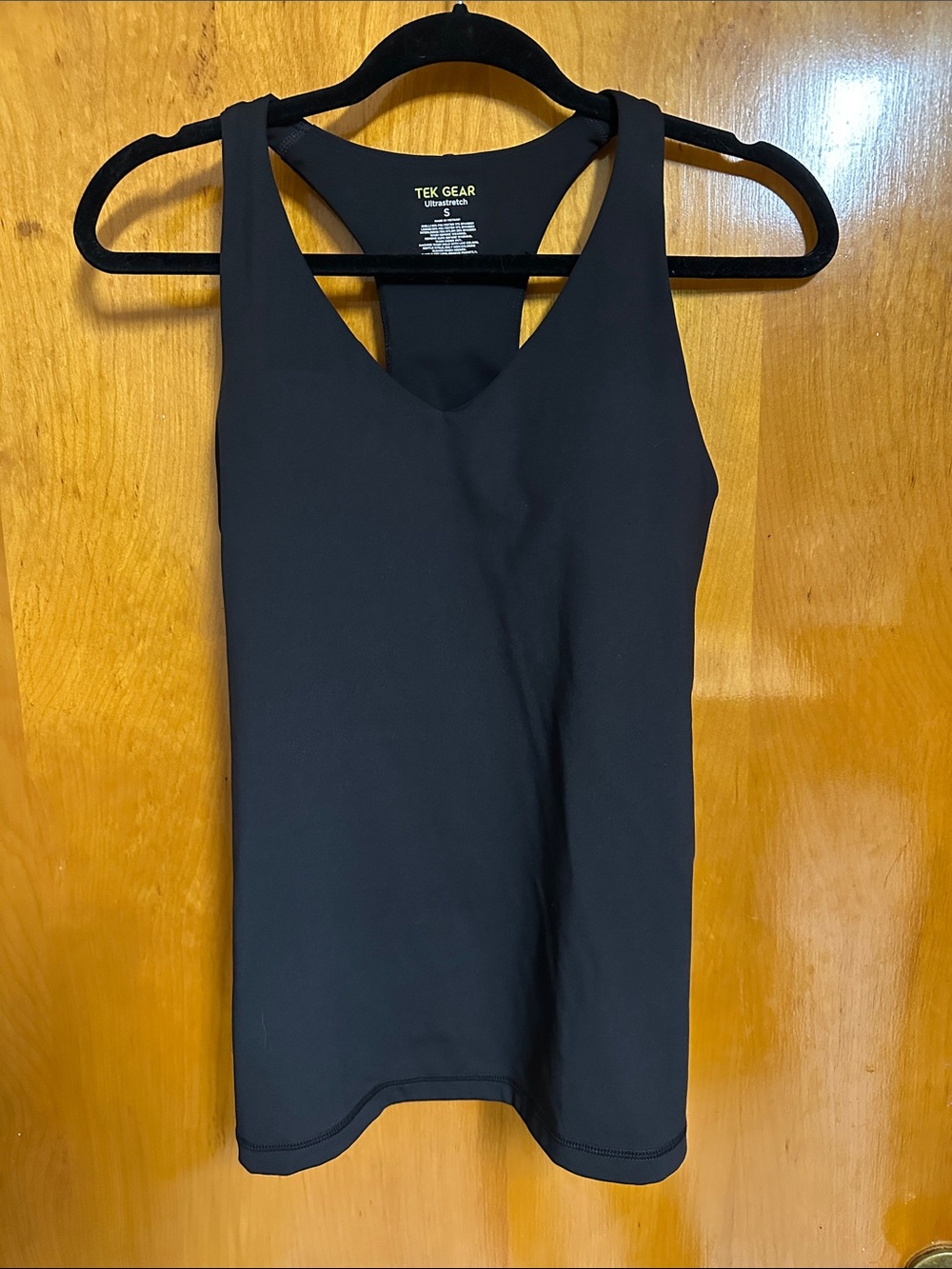 tek gear Black V-Neck Racerback Tank